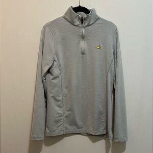 Masters Magnolia Lane Heathered Blue/Gray and Pink 1/4 Zip